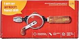Amtech F0300 Hand Drill Double Pinion Mechanism 10mm Chuck Wood Handle Plumbing view 2