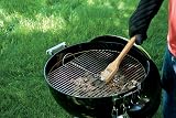 Weber 6463 Brush Steel Brown 12-Inch Hardwood Handle Grate Cleaner view 2