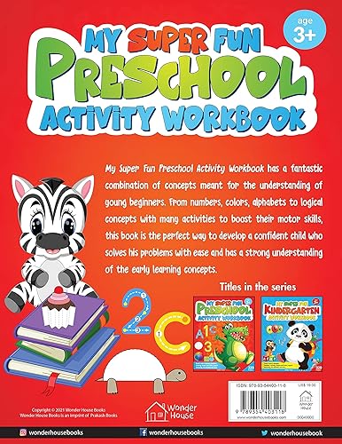 My Super Fun Preshool Activity Workbook for Children: Pattern