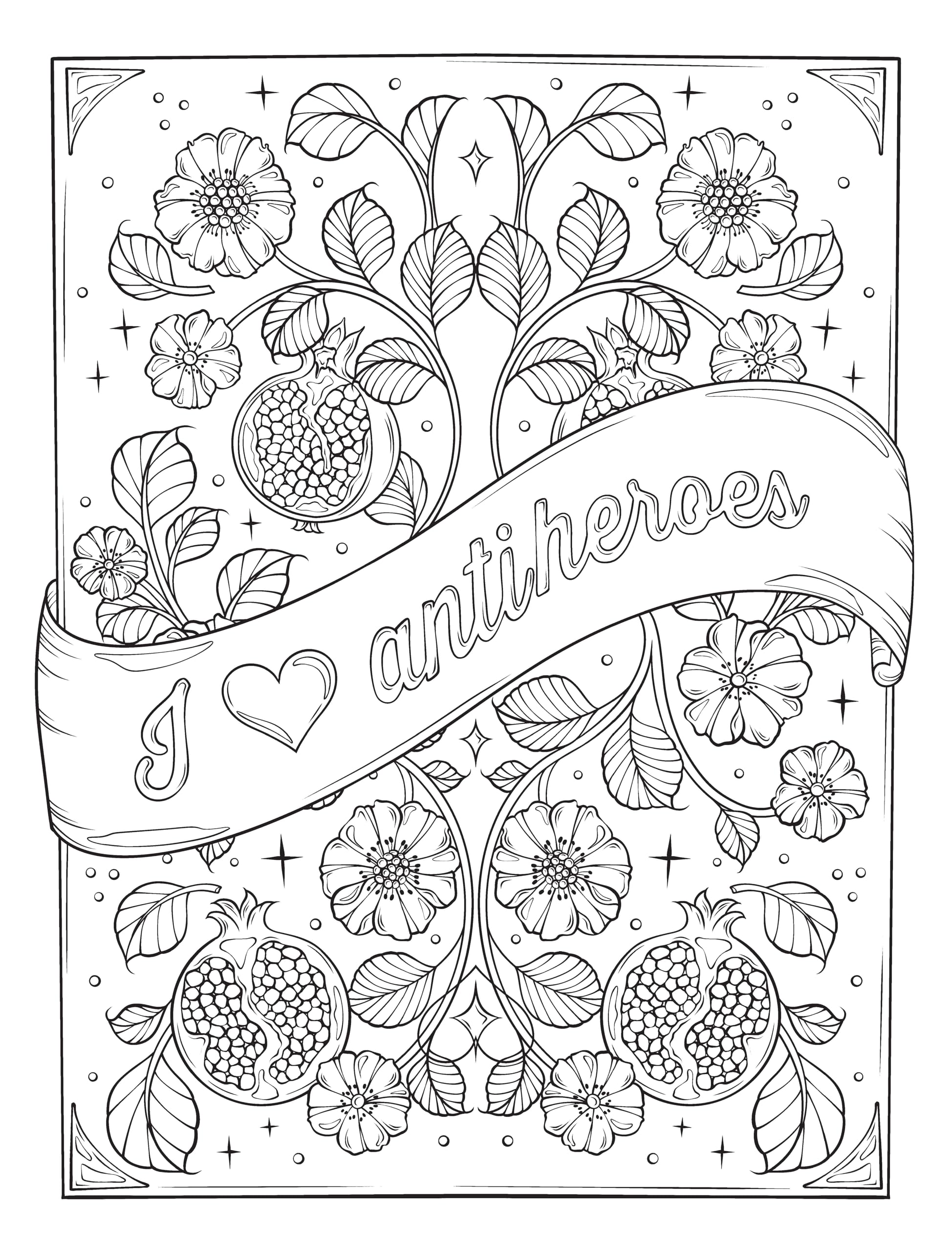 Romantasy: A Coloring Book (Dover Adult Coloring Books)