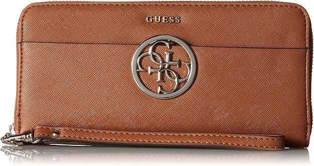guess kamryn large zip around wallet