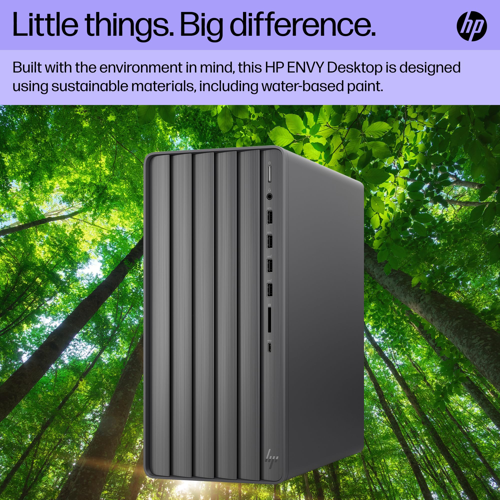 HP Envy Desktop PC, Intel Core i7-14700F, 16 GB RAM, 1 TB SSD, NVIDIA GeForce RTX 3060, Windows 11 Home, TE01-5360 (2024)