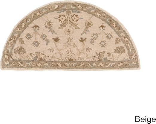 Amazon De Misc Kamin Teppich Halbrund Hellbraun Blumenmuster