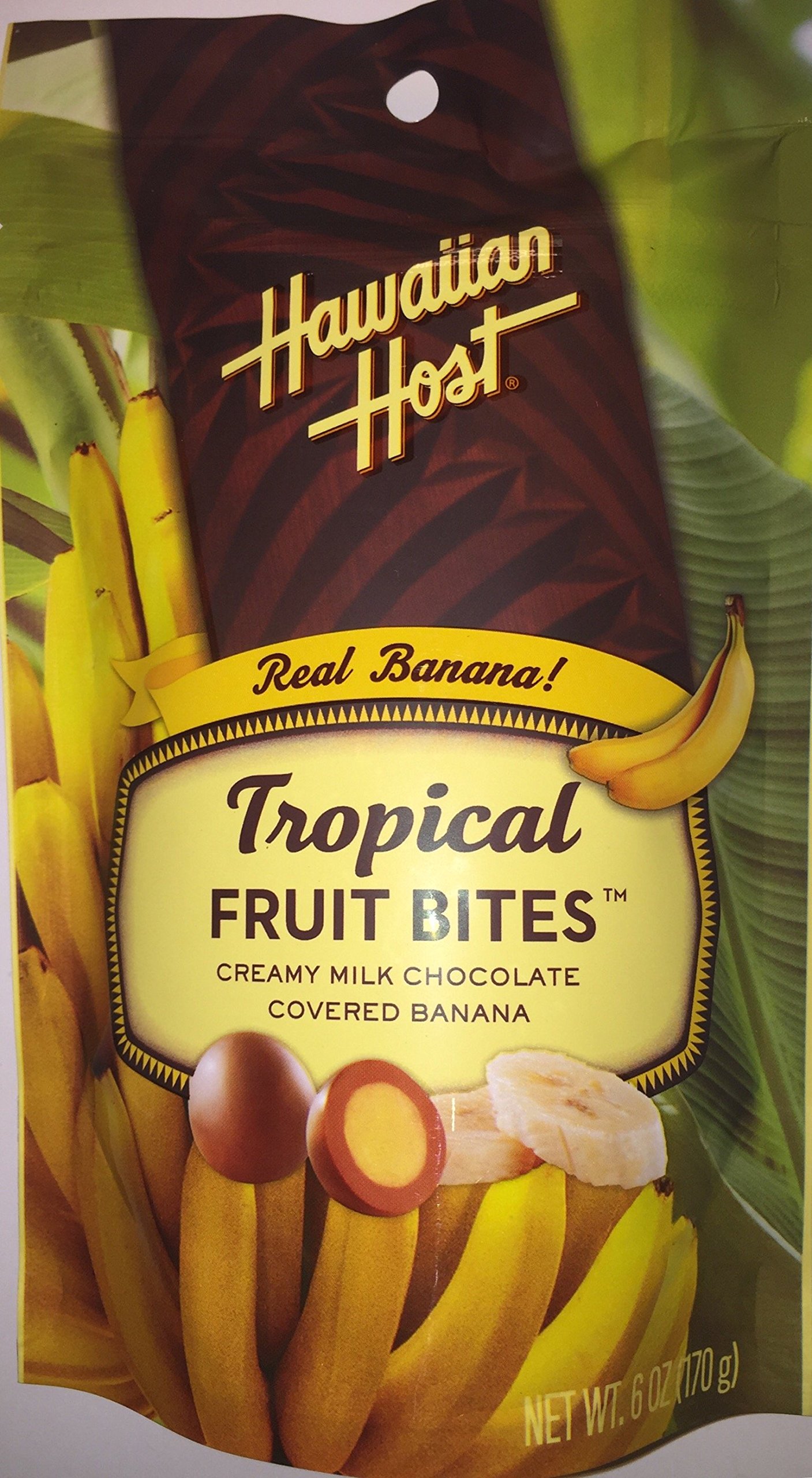 Hawaiian Host Tropical Fruit Bites Milk Chocolate Covered
