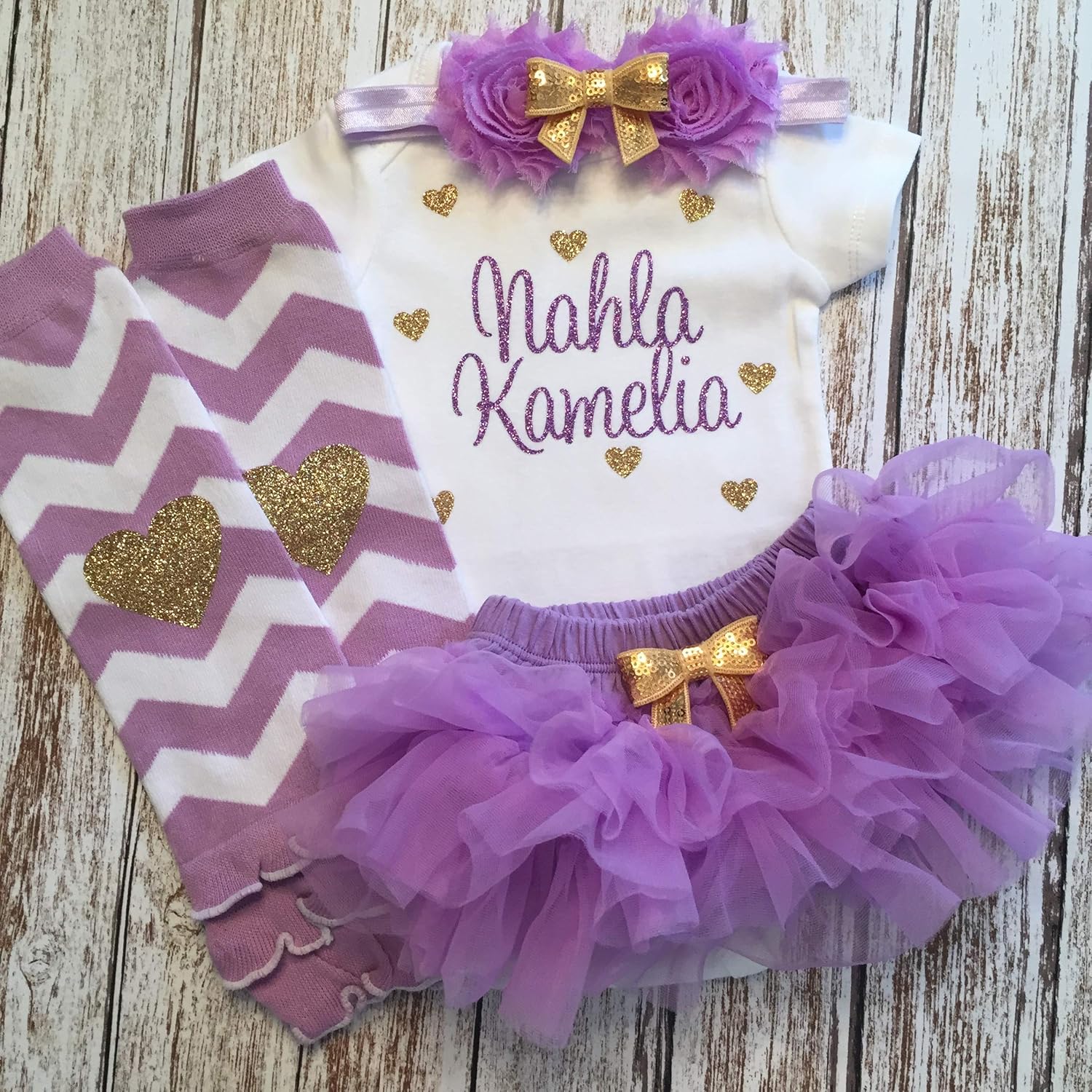 purple newborn take home outfit