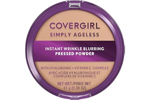 Covergirl Simply Ageless Instant Wrinkle Blurring Pressed Powder, Classic Ivory, 0.39 Oz