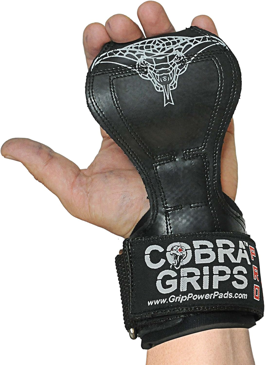 Cobra Grips PRO Best Weight Lifting Gloves Heavy Duty Straps Alternative to Power Lifting Hooks For Deadlifts With Built in Adjustable Neoprene Padded Wrist Wrap Support Bodybuilding : Sports & Outdoors