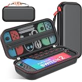 Spican Switch 2 Case Compatible with Nintendo Switch 2/Switch/Switch OLED, Switch Travel Carrying Case Hard Shell Protective Cases