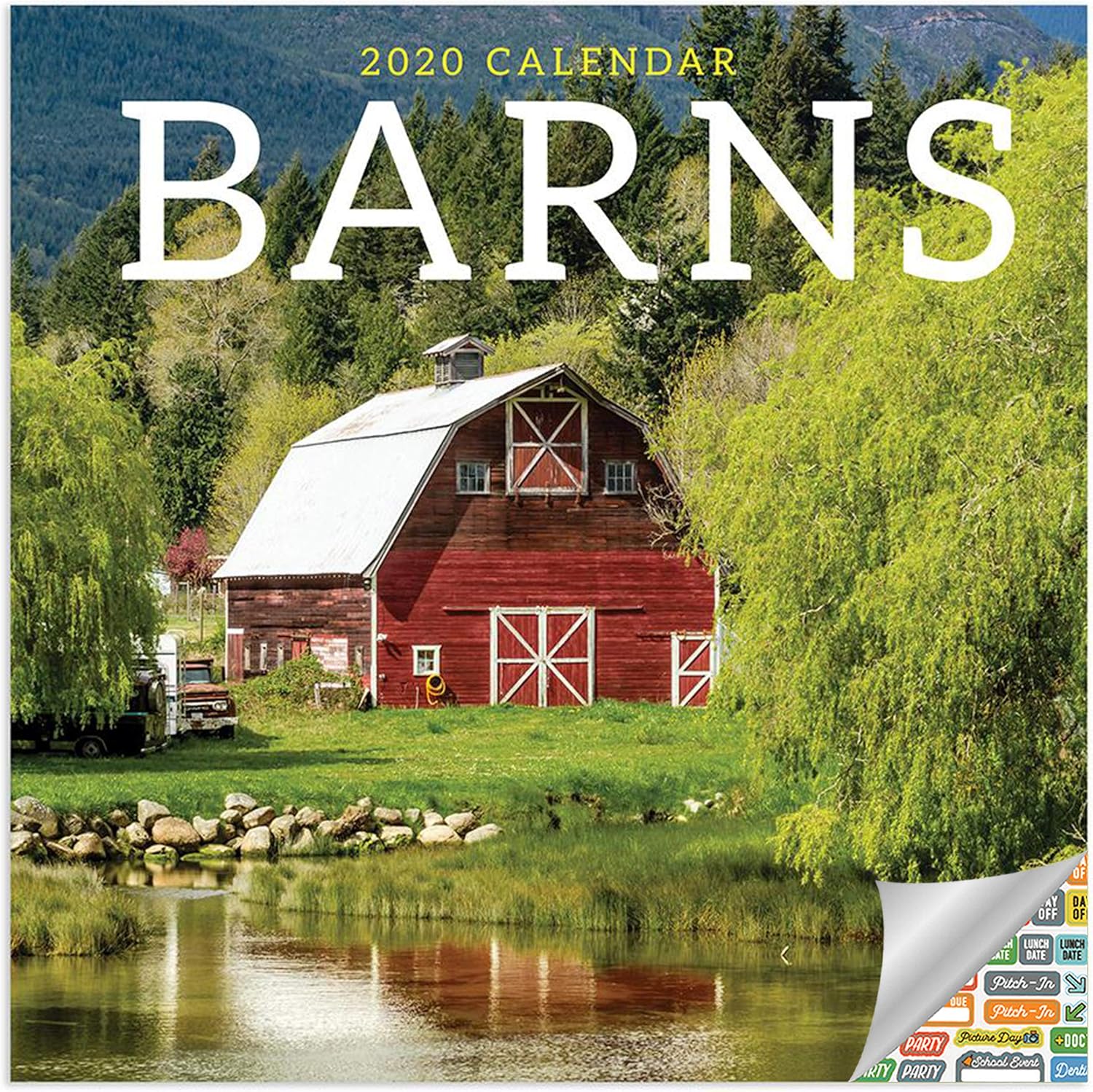 Amazon Com Barns Calendar 2020 Barns Wall Calendar With Over 100