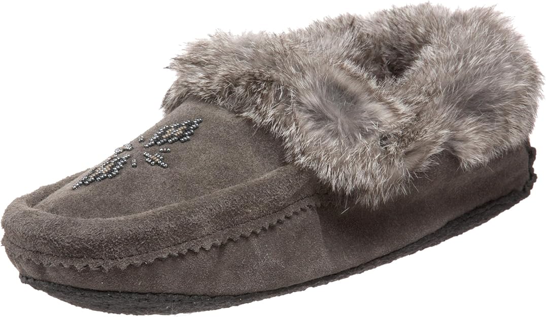 Manitobah Mukluks 20201 Slipper, Charcoal, Women's 6 M US/Men's 4 D US Slippers