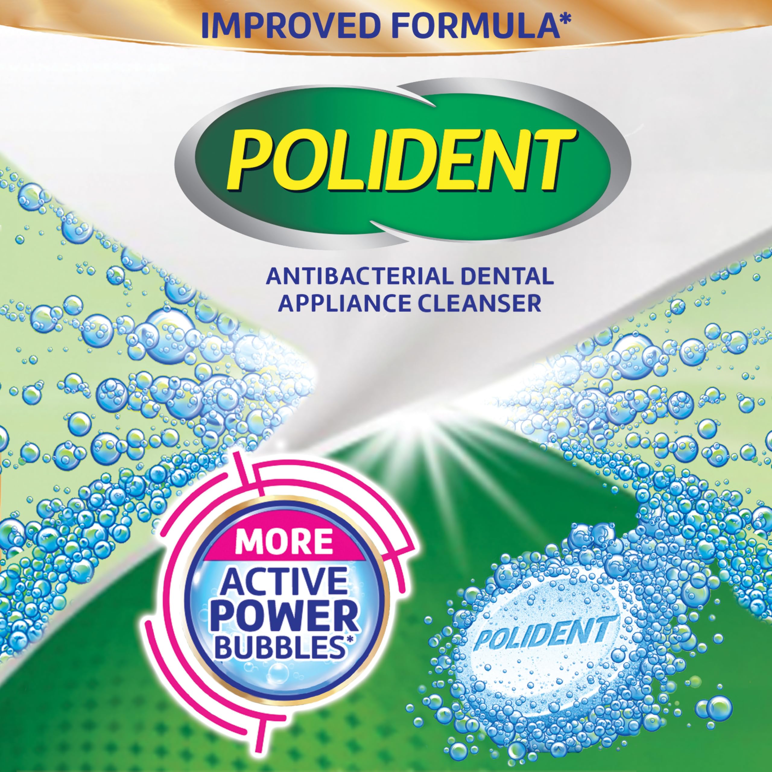 Polident Smokers Denture Cleanser Tablets - 120 Count