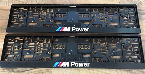 2 x M Power !! Kennzeichenverstärker Kennzeichenhalter'TOP'