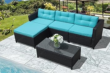 Amazon.com : Super Patio Outdoor Patio Furniture Set, 80pc Outdoor PE ...