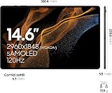 Samsung Galaxy Tab S8 Ultra 5G LTE 256GB 14.6" Snapdragon 12GB Wi-Fi Graphite view 2