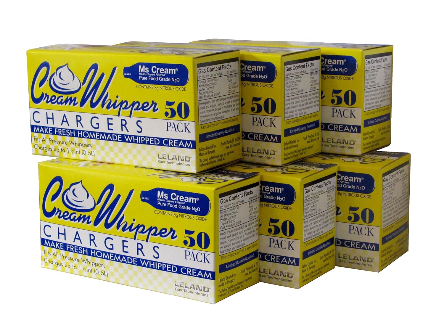 Leland N20 Commercial Cream Whipper Chargers (Pack of 600