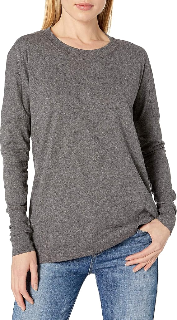 Fruit of the Loom Women's Essentials All Day Long Sleeve Scoop Neck T