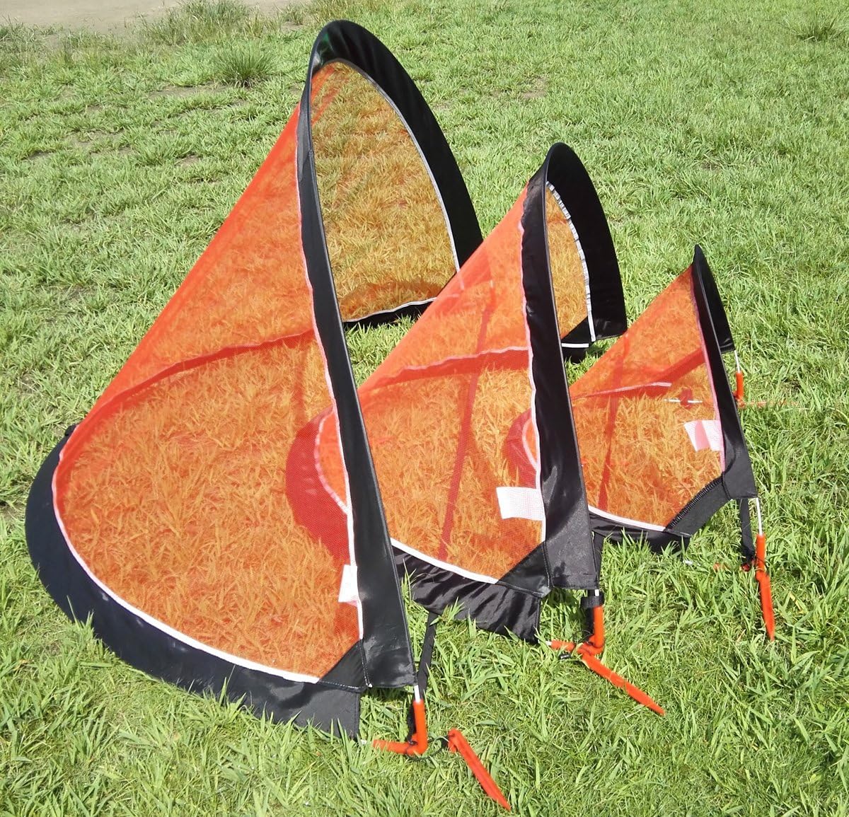 GreEco Set of 2 Pop Up Goals Foldable Gate - Pair of Soccer Goals or FPV Racing Gate Option : Sports & Outdoors