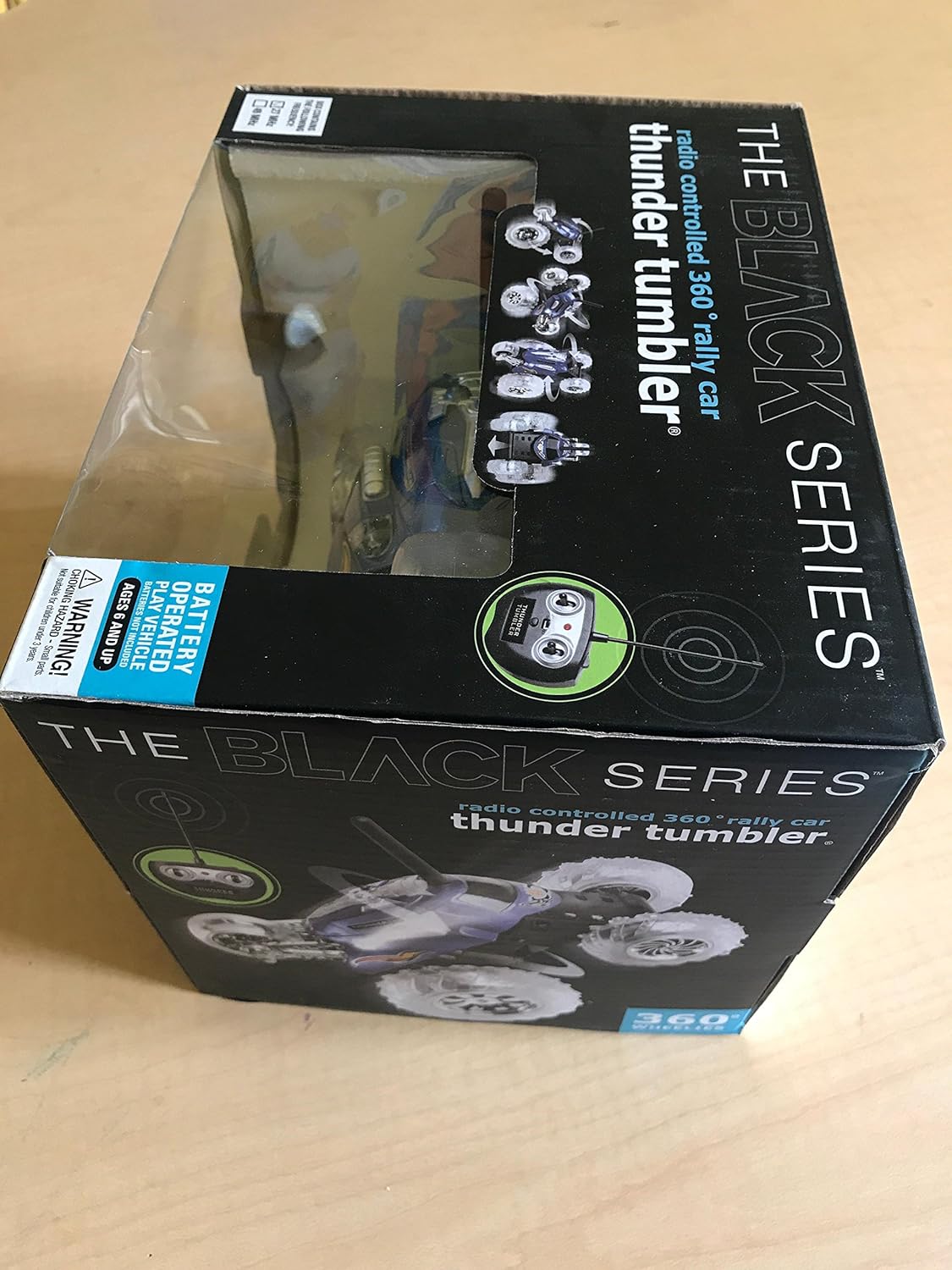 black series radio controlled 360 rally car thunder tumbler