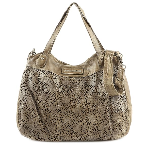 Taschendieb Wien Leder Shopper Handtasche Henkeltasche Schultertasche TD0715