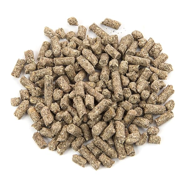 SMALL WORLD RABBIT FOOD, COMPLETE FEED, PELLETED FOOD FOR RABBITS, FORTIFIED WITH ESSENTIAL VITAMINS & MINERALS FOR DAILY HEALTH, HIGH-FIBER DIET FOR DIGESTIVE SUPPORT, RESEALABLE BAG, 10 LB