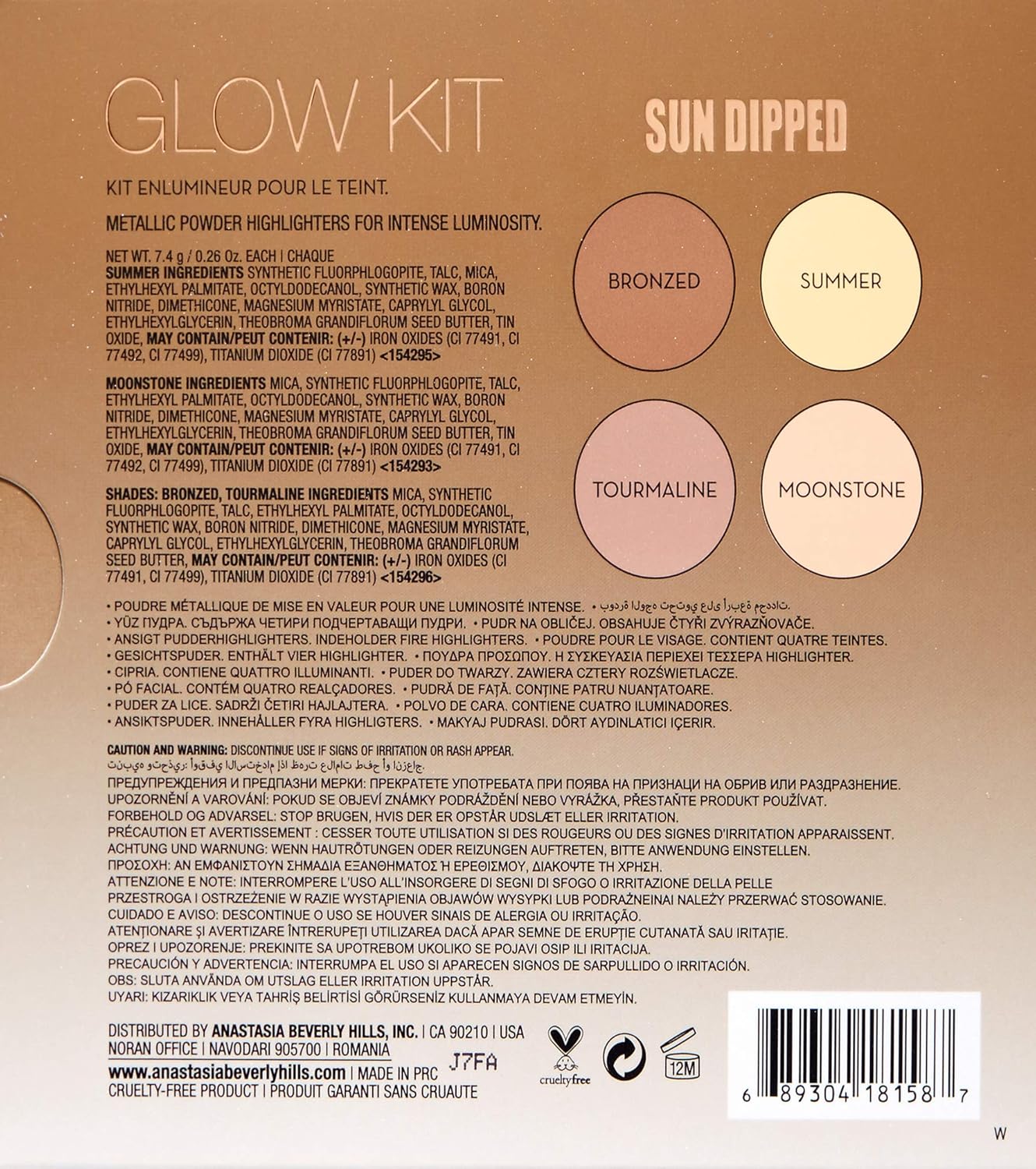 Anastasia Beverly Hills Glow Kit, Sun Dipped: Premium Beauty