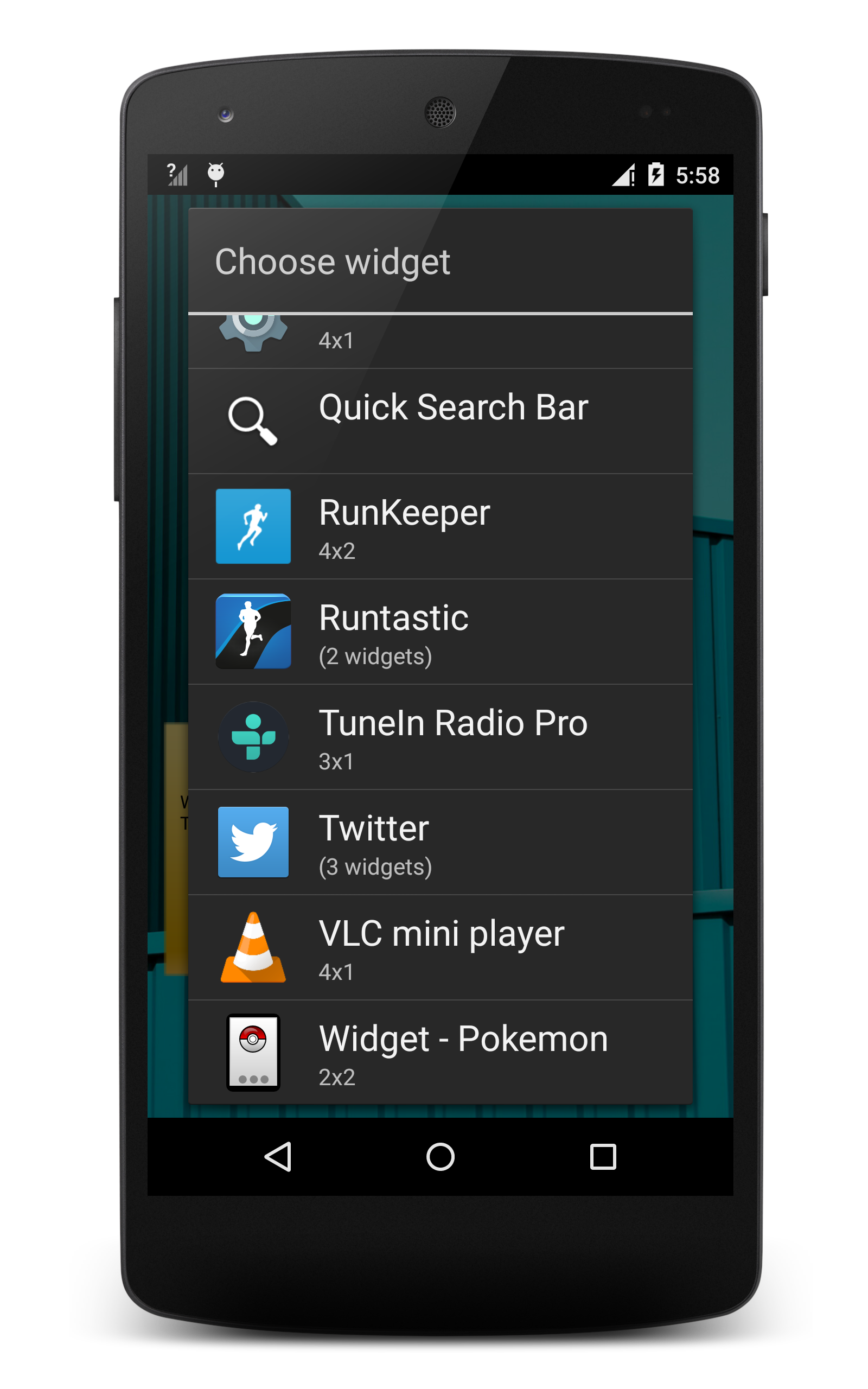 Widget Pokemon Apps & Games