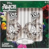 LUV HER Disney Alice in Wonderland Earrings Gift Sets - Floral Dangle - Hypoallergenic Nickel-Free - Ideal Gifts for Girls' Parties, Costumes Ages 4+
