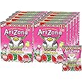 AriZona Fruit Snacks, Sour Watermelon - 10 Boxes of 10 ct. 0.9oz Bags (Total 100 ct) - Gluten Free - Gummy Chews