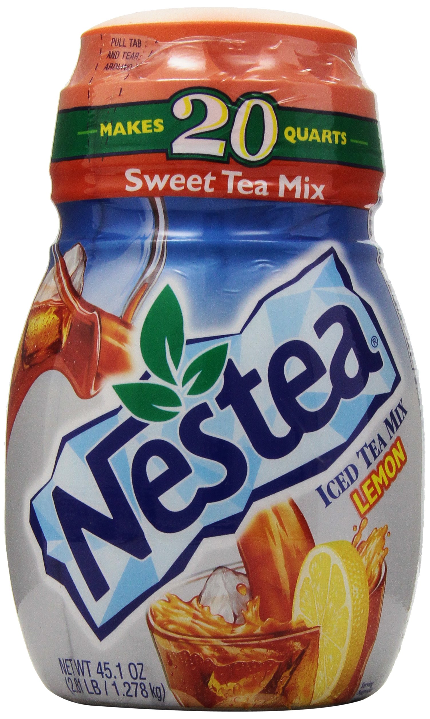 Nestea Lemon Iced Tea Mix 45.1 oz (Pack of 6) Bottled