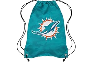 FOCO Miami Dolphins NFL Big Logo Camo Drawstring Backpack