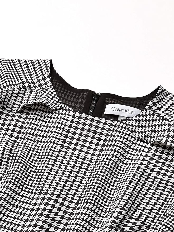 Calvin Klein 卡尔文克莱因 CK 圆领荷叶边连衣裙 2.1折.89 海淘转运到手约￥244