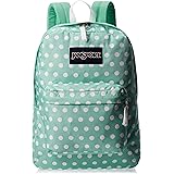 JanSport SuperBreak Backpack - Lightweight School Pack, Cascade Polka Dot