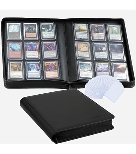 Cardbinder Toploader Binder - Holds 288 Toploaders, 9-Pocket Pages For 3x4 Cards