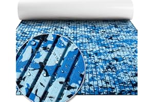 FOCEAN Boat Flooring EVA Foam Boat Decking Marine Flooring Camo Self-Adhesive Diamand Pattern Marine Mats for Boats Yacht Kayak RV 94.5" x47.2"/ 23.6"/15.7"