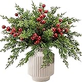 Watayo 60 Pcs Christmas Artificial Pine Branches