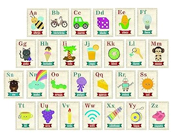 abc wall decor for nursery