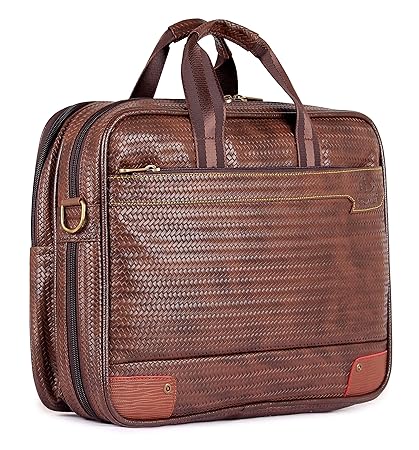 The Clownfish Pangolin Series 15.6 inch Laptop Briefcase (Walnut)