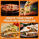Baker's Friend Countertop Pizza Maker 1400W Graphite 31cm with Non-Stick Plates view 4