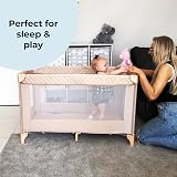 My Babiie Travel Cot Blush Pink Lightweight Foldable 0+ 15kg view 7