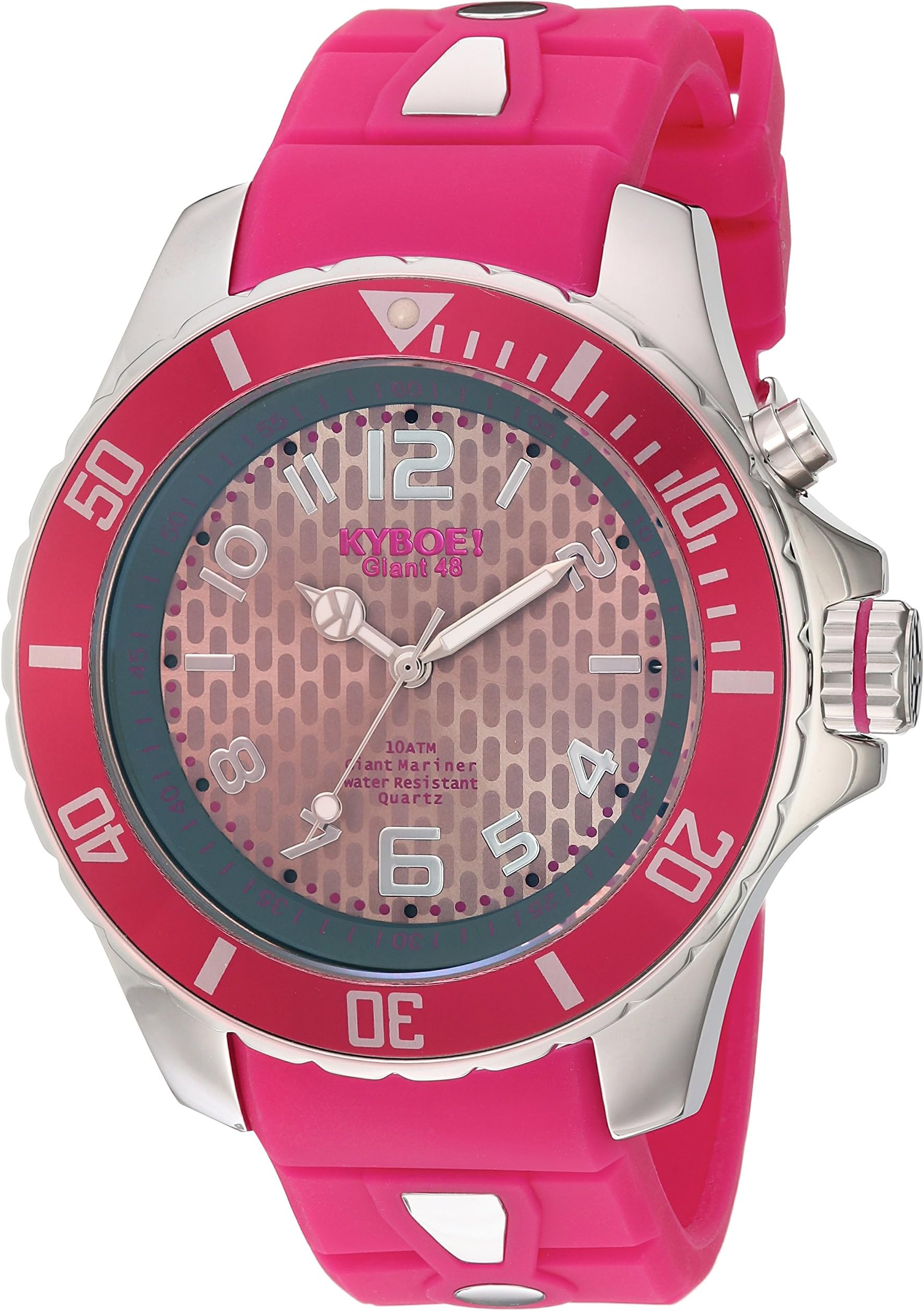 KYBOE Unisex-Adult Analogue Quartz Watch with Silicone Strap 8718492007750
