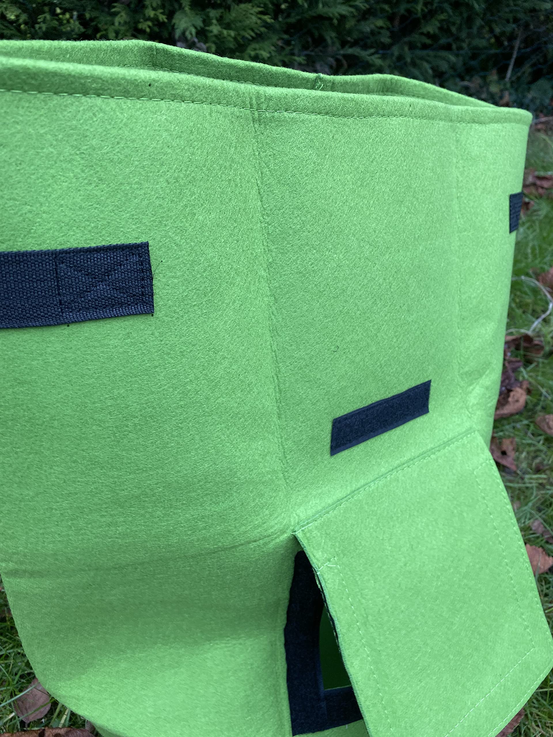 Syed Haider Limited 3 Packs, 10 Gallon Garden Planting Grown bags Premium Breathable fabric with handles. Grown Bags for most Vegetables