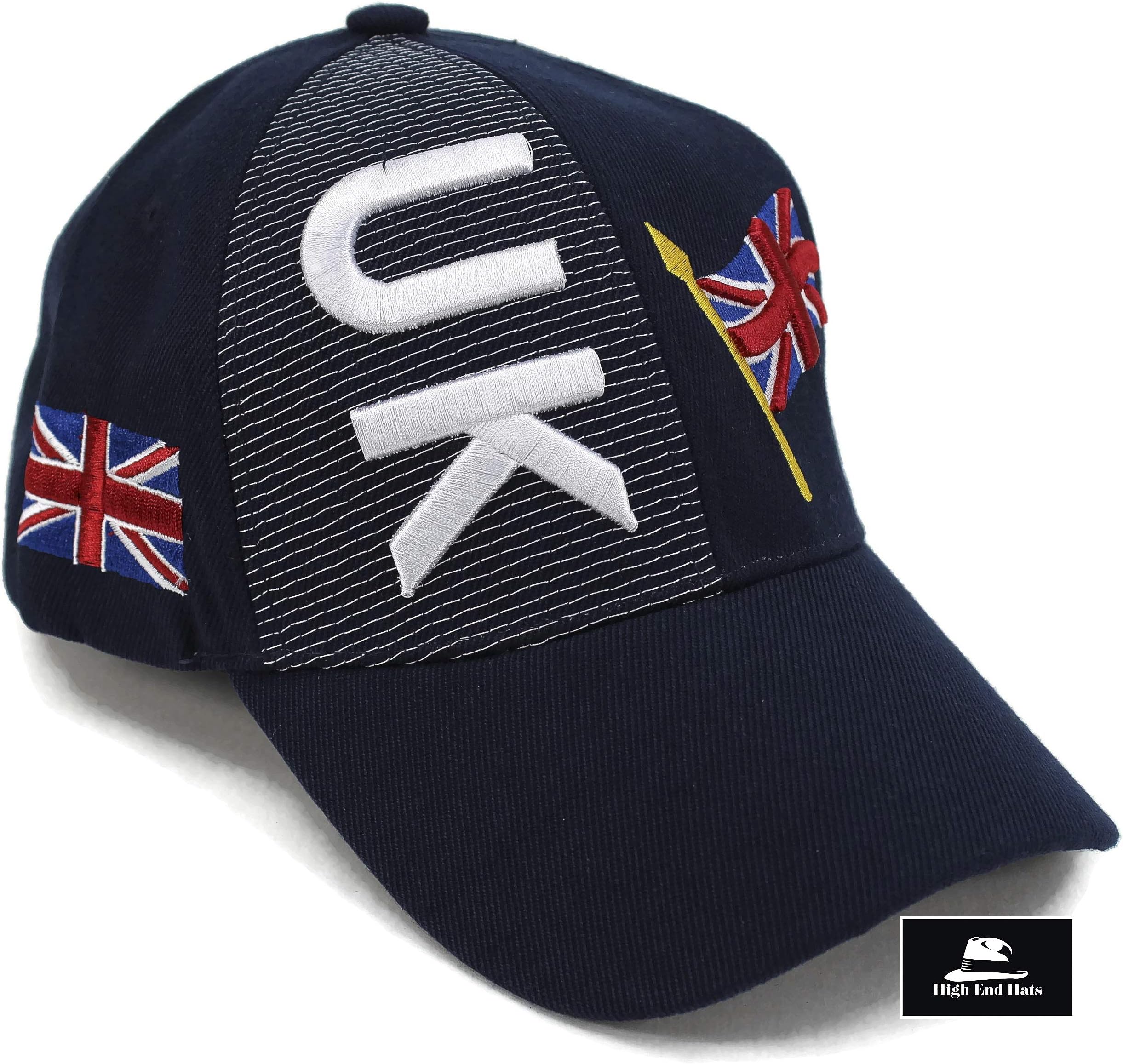 “Nations of Europe Hat Collection” 3D Embroidered Adjustable Baseball Cap