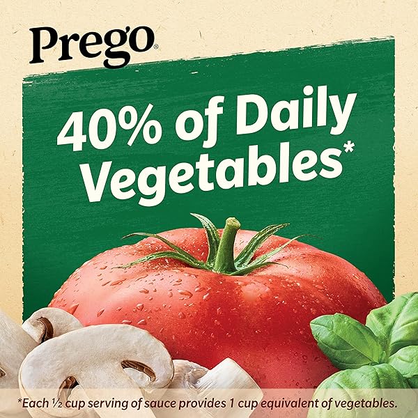 PREGO MUSHROOM PASTA SAUCE, 67 OZ JAR