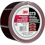 3M Premium Matte Cloth (Gaffers) Tape GT3, Burgundy, 72 mm x 50 m, 11 mil