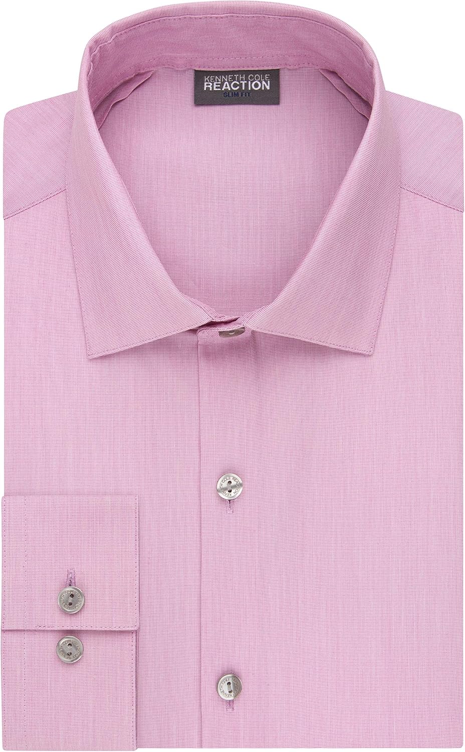 Kenneth Cole REACTION Men's Dress Shirt Slim Fit Technicole Stretch Solid at  Men’s Clothing store