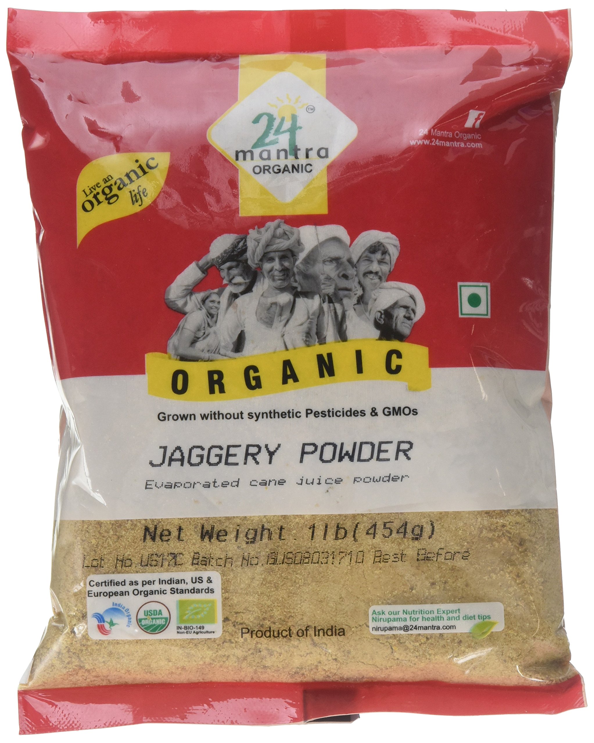 24 Mantara 24 Mantra Organic Jaggery Powder 1 Lb Buy Online In