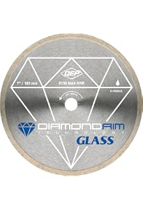 Diamond Saw Blade Designed to Cut Glass 
