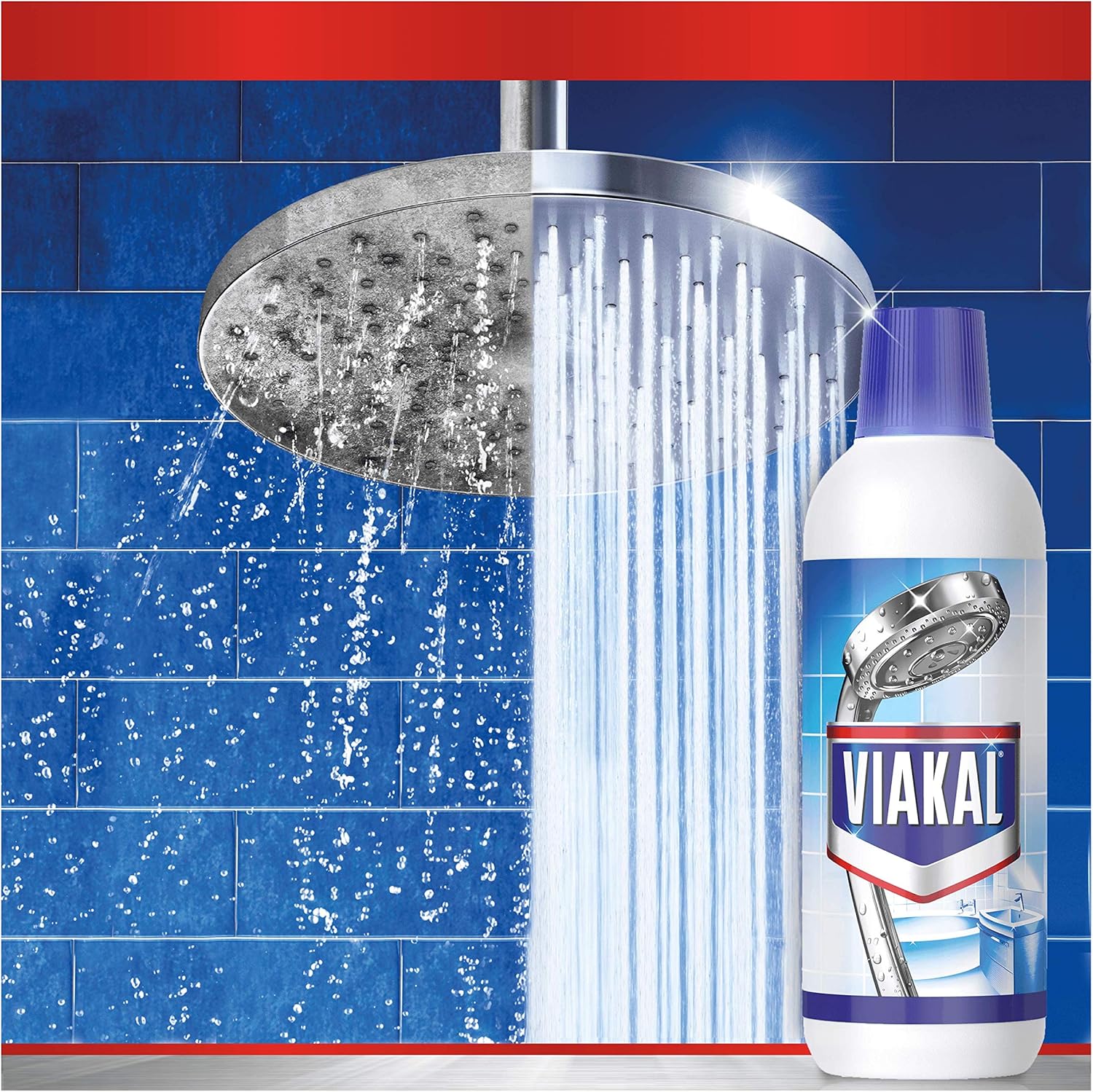 Viakal Limescale Remover Liquid, Classic, 5 Litre (500 ml x 10) BigaMart