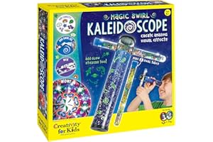 Creativity for Kids Magic Swirl Kaleidoscope Kit - Make Your Own Kaleidoscope for Kids, STEM Toys (Ages 6+)