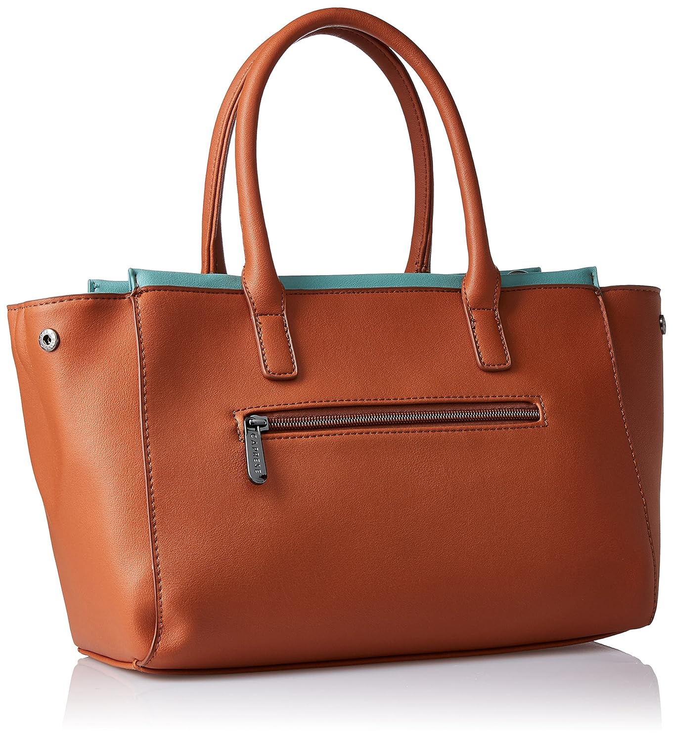 caprese women's satchel (burnt orange)